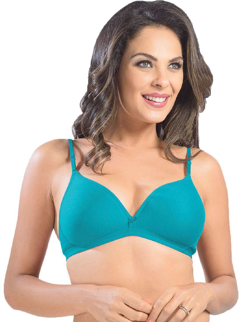 pack of 2 solid regular bra  - 19139476 -  Standard Image - 3