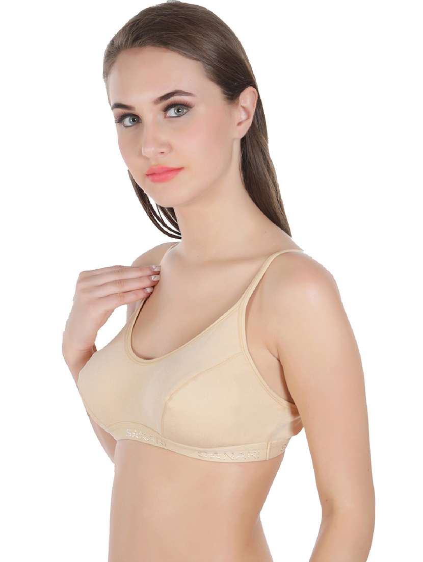 pack of 2 solid regular bra  - 19139511 -  Standard Image - 3