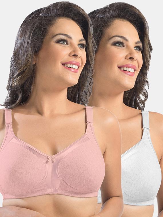 women cotton regular bra combo - 19139620 -  Zoom Image - 0