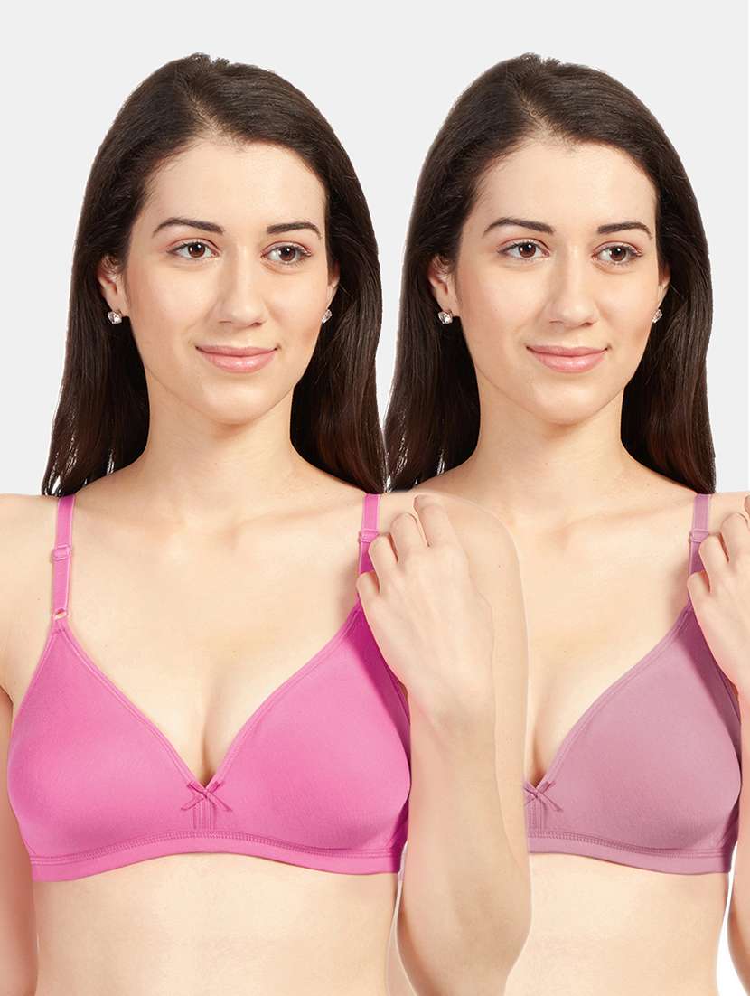women pack of 2 solid bra combo - 19139752 - Zoom Image - 0