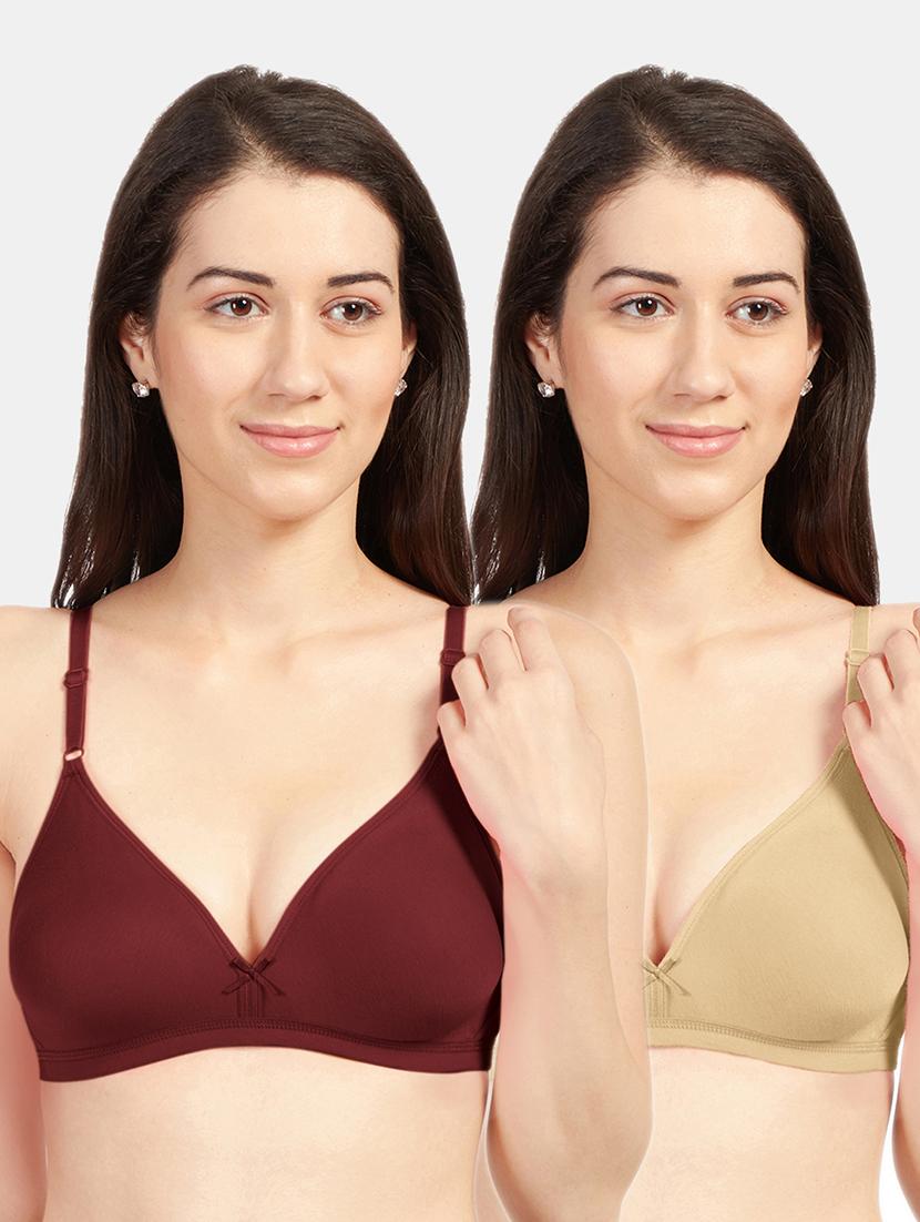 women pack of 2 solid bra combo - 19139762 - Zoom Image - 0