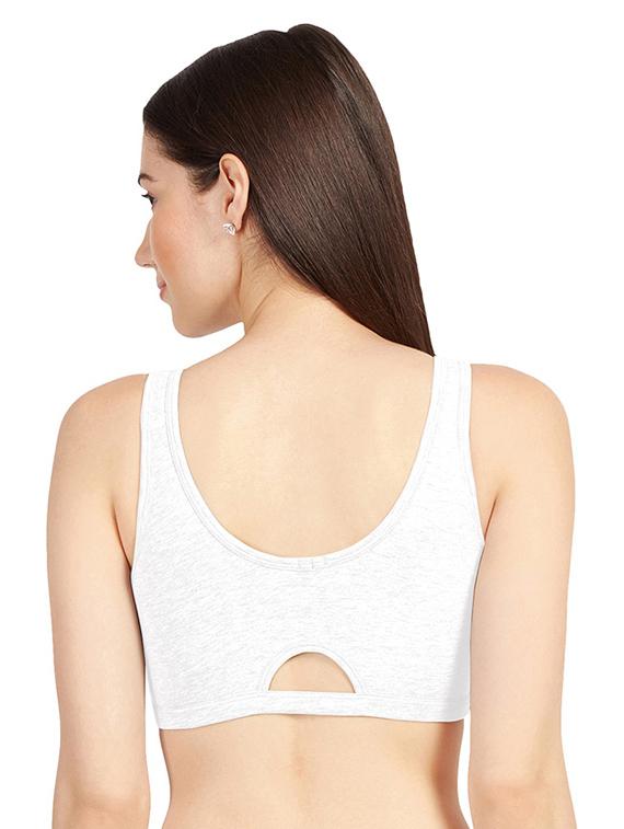 pack of 2 solid sports bra - 19139860 - Standard Image - 3