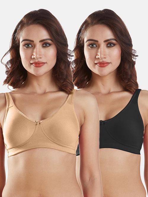 set of 2 solids sports bra - 19139989 - Standard Image - 0