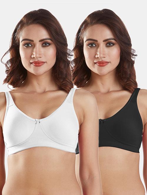 set of 2 solids sports bra - 19139993 - Standard Image - 0