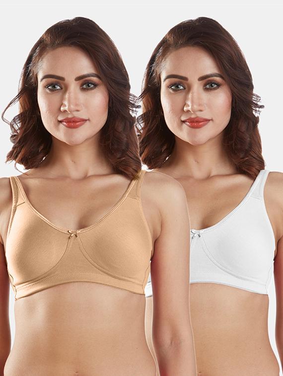 set of 2 solids sports bra - 19140002 - Zoom Image - 0