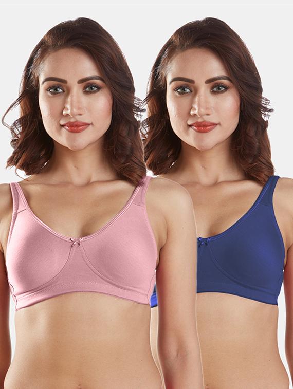 set of 2 solids sports bra - 19140005 - Zoom Image - 0