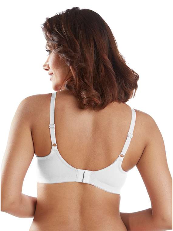 pack of 2 solid regular bra  - 19140047 -  Standard Image - 3