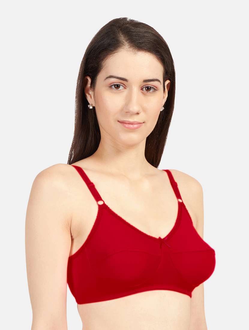women pack of 2 solid bra combo - 19140122 -  Standard Image - 3