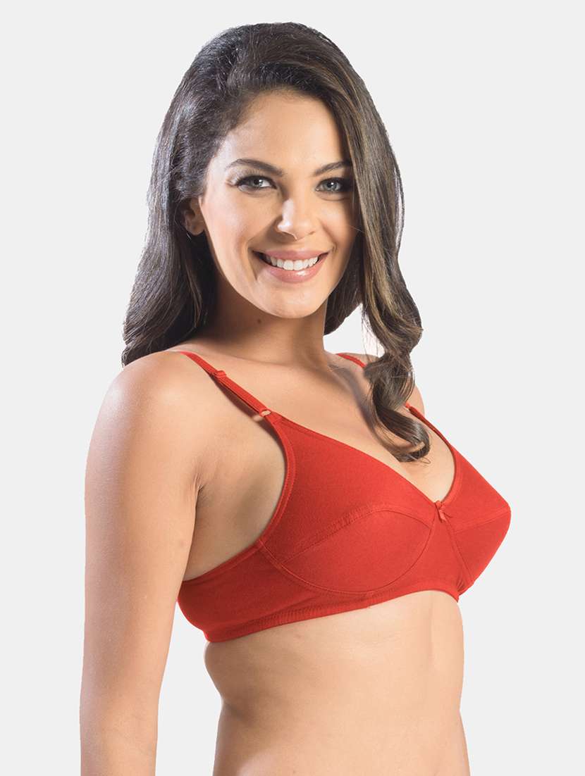 women pack of 2 solid bra combo - 19140153 -  Standard Image - 3
