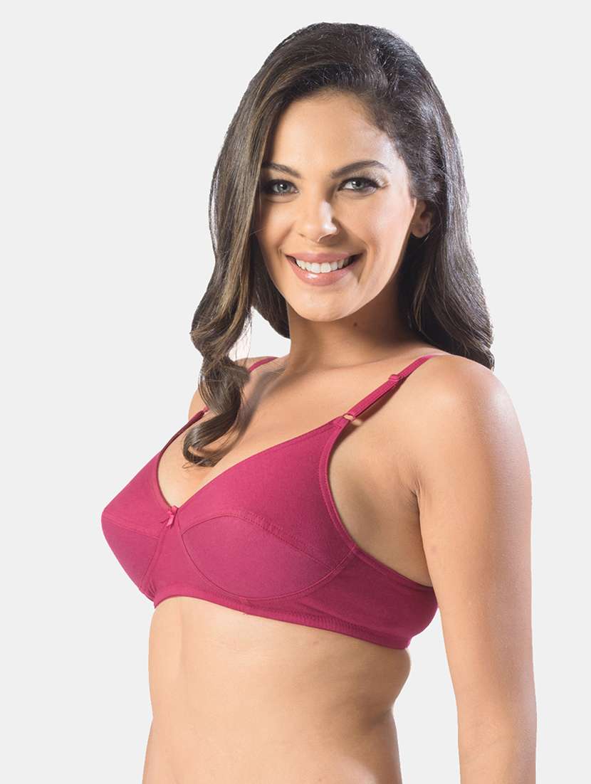 women pack of 2 solid bra combo - 19140154 -  Standard Image - 3