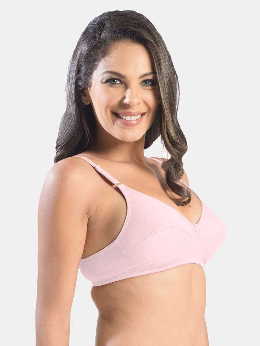 women pack of 2 solid bra combo - 19140166 -  Standard Image - 3