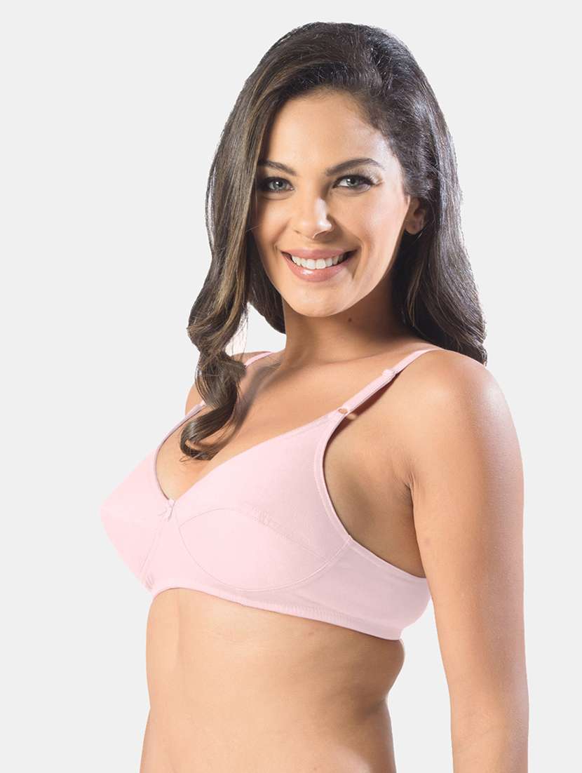 women pack of 2 solid bra combo - 19140167 -  Standard Image - 3