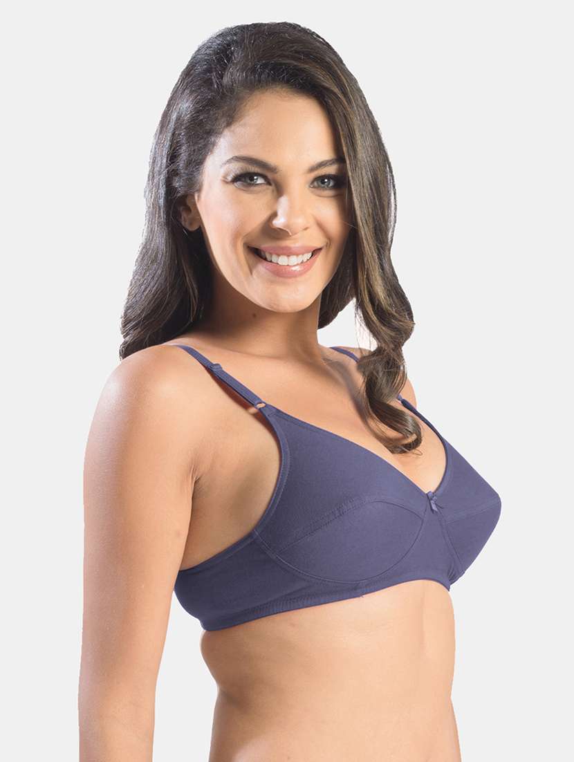 women pack of 2 solid bra combo - 19140168 -  Standard Image - 3