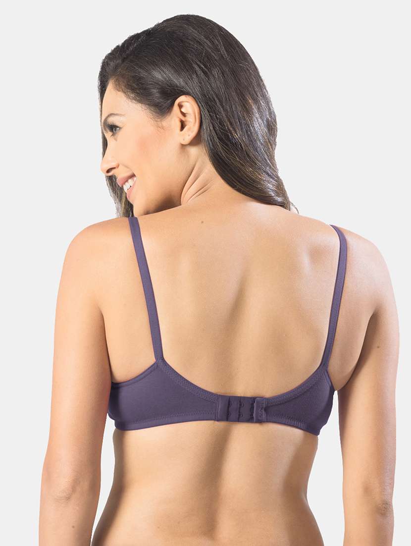 women pack of 2 solid bra combo - 19140170 -  Standard Image - 3