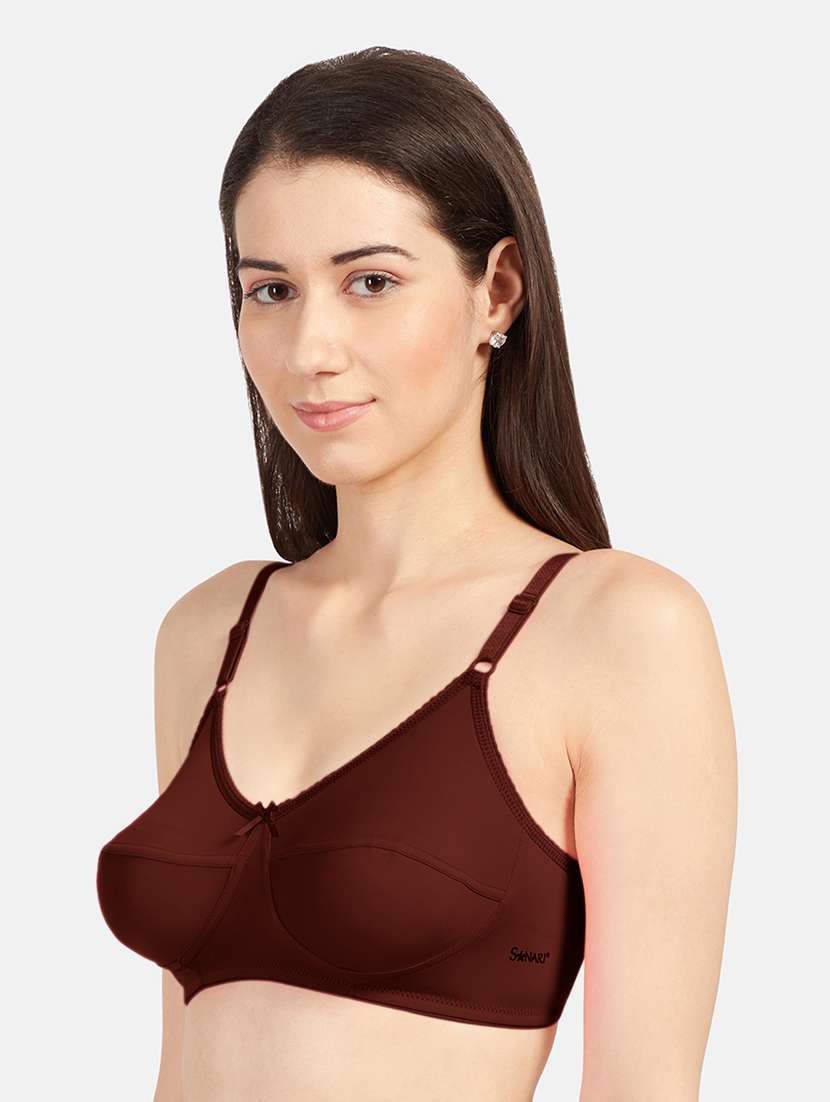 women pack of 2 solid bra combo - 19140374 -  Standard Image - 3