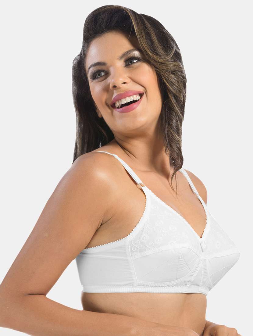 women pack of 2 solid bra combo - 19140395 -  Standard Image - 3