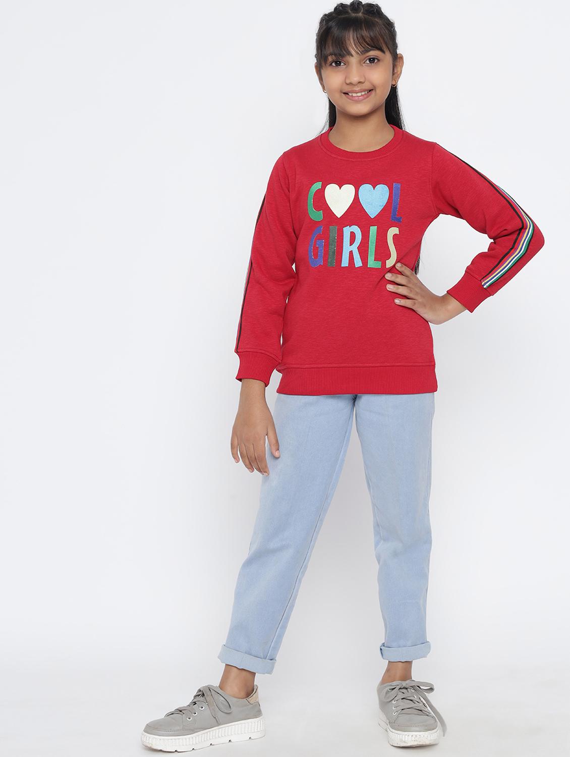 women's front print sweatshirt - 19140817 - Standard Image - 3