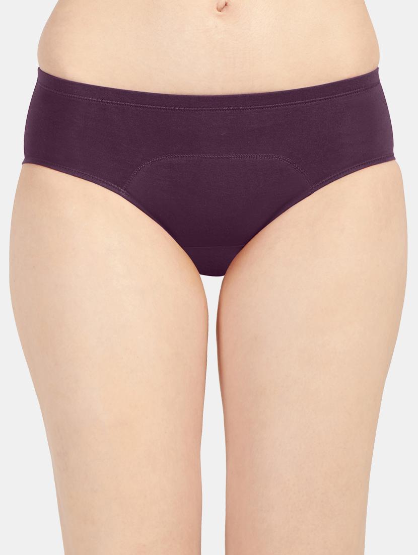 women solid cotton hipster panty combo - 19141332 - Standard Image - 5