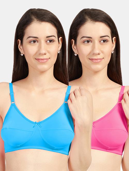 set of 2 solids t-shirt bras - 19141371 - Standard Image - 0