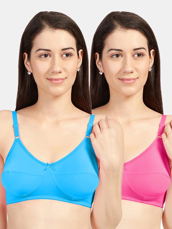 set of 2 solids t-shirt bras - 19141371 - Zoom Image - 0
