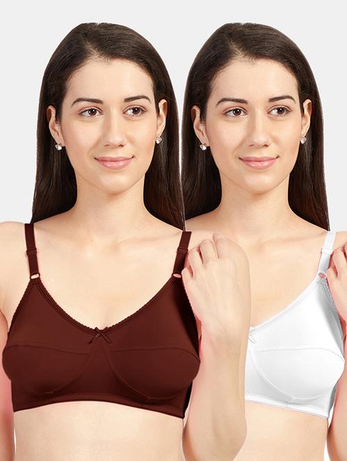 set of 2 solids t-shirt bras - 19141399 - Standard Image - 0