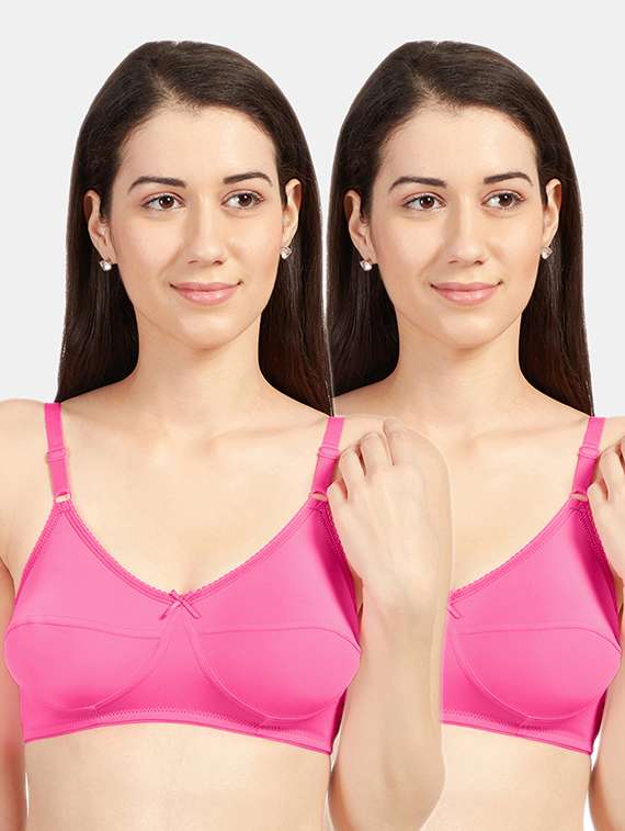 set of 2 solids t-shirt bras