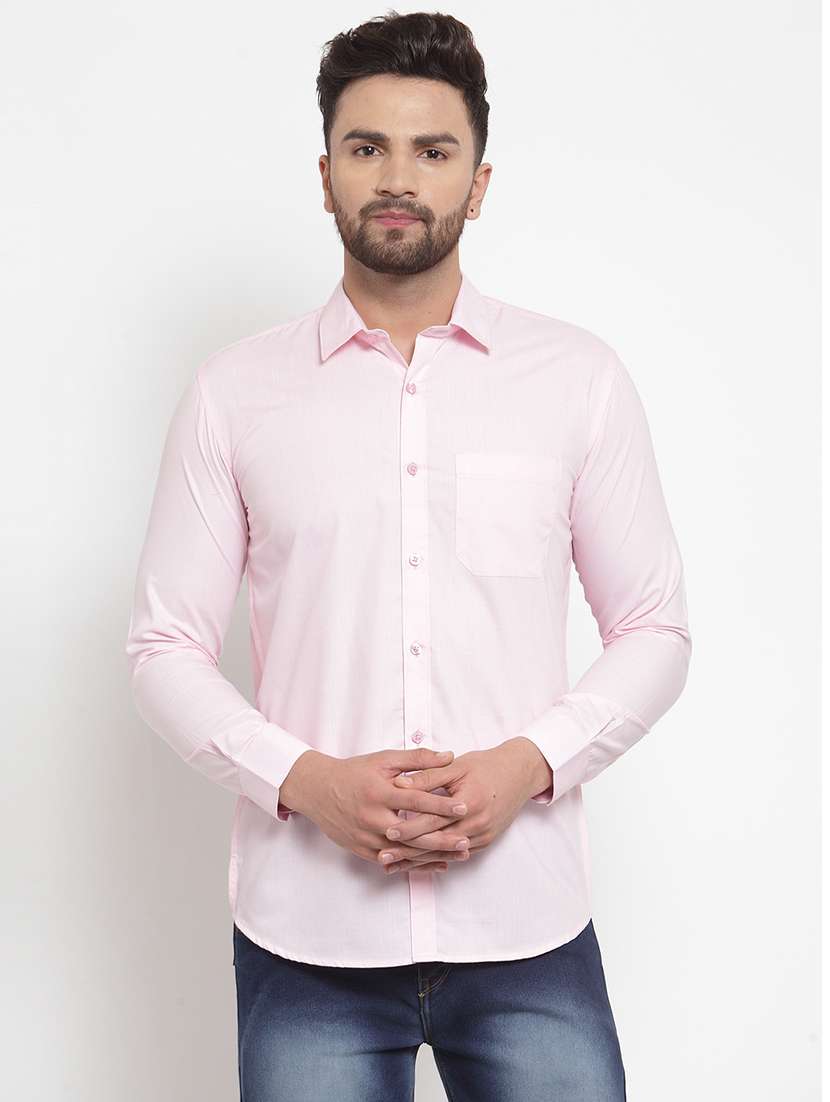 mens solid casual shirt