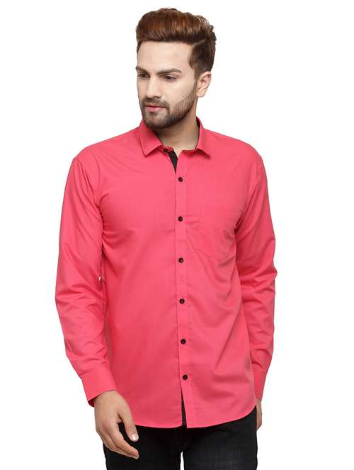 mens solid casual shirt - 19143221 -  Standard Image - 0