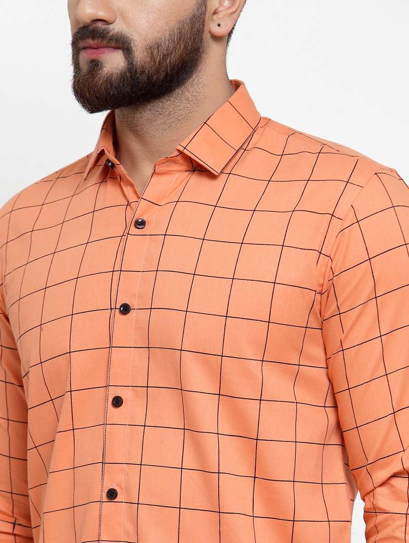 mens checks casual shirt - 19143340 -  Standard Image - 3