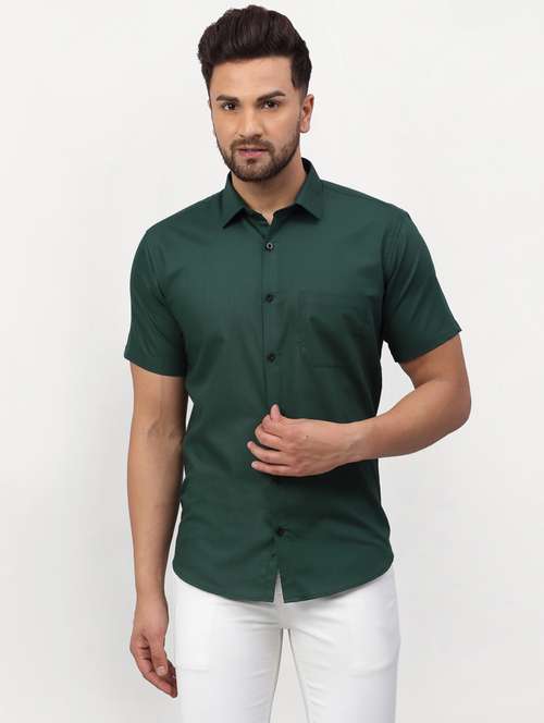 mens solid casual shirt - 19143381 -  Standard Image - 0