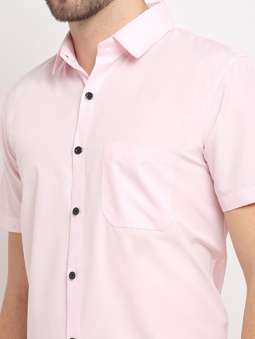 mens solid casual shirt - 19143382 - Standard Image - 3