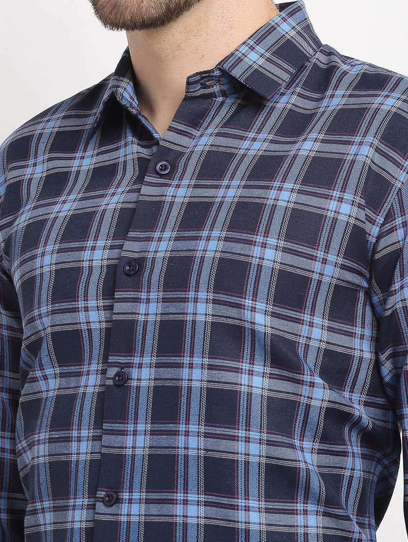 multi coloured checkered casual shirt - 19143504 - Standard Image - 3