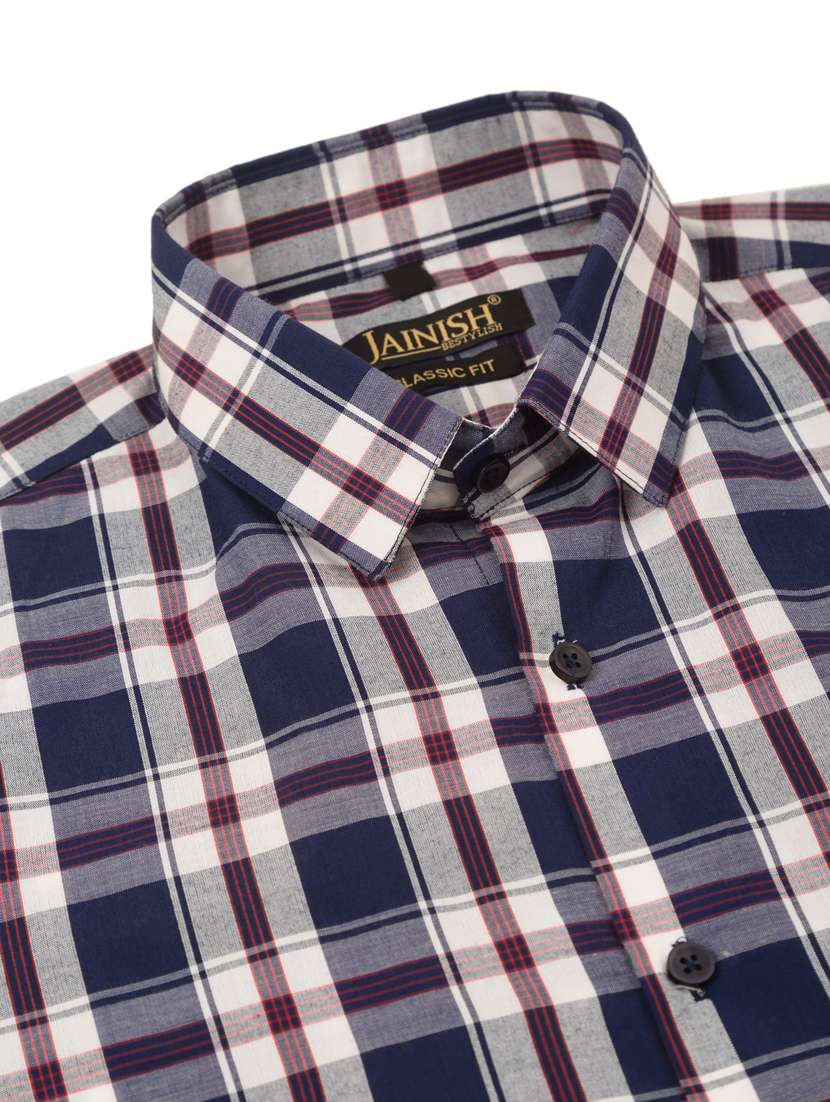 mens checks casual shirt - 19143530 - Standard Image - 5