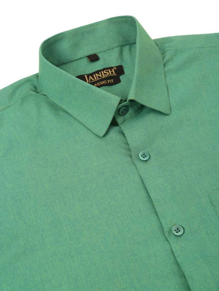 mens solid casual shirt - 19143537 - Standard Image - 5
