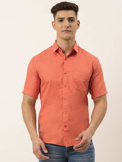 mens solid casual shirt - 19143541 -  Standard Image - 0