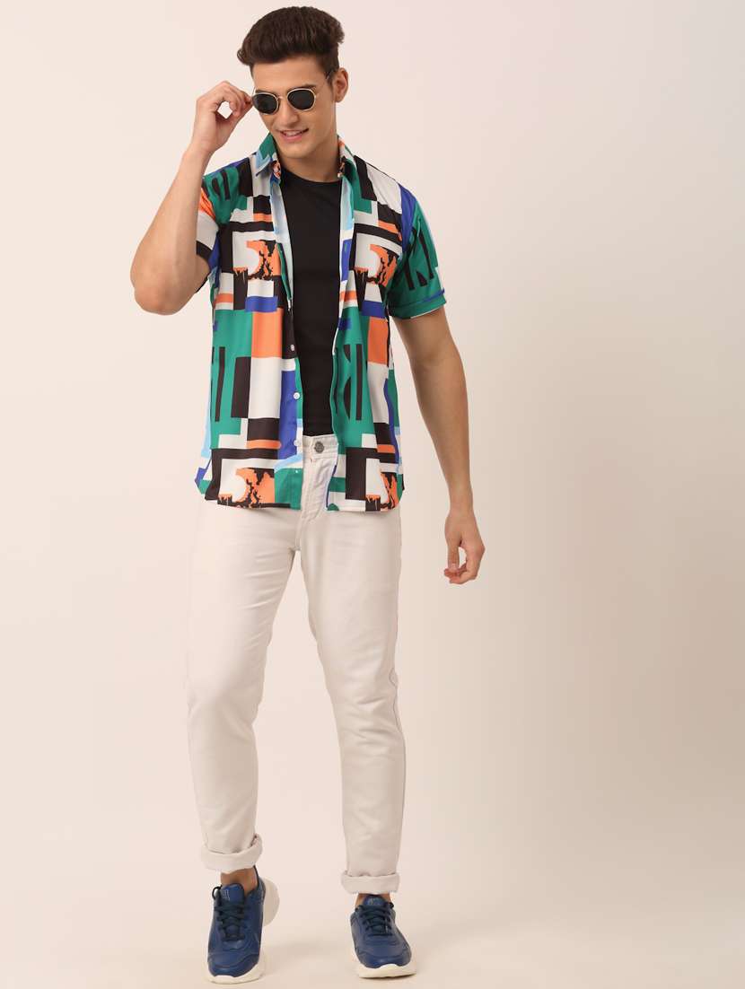 multi coloured printed casual shirt - 19143549 -  Standard Image - 3