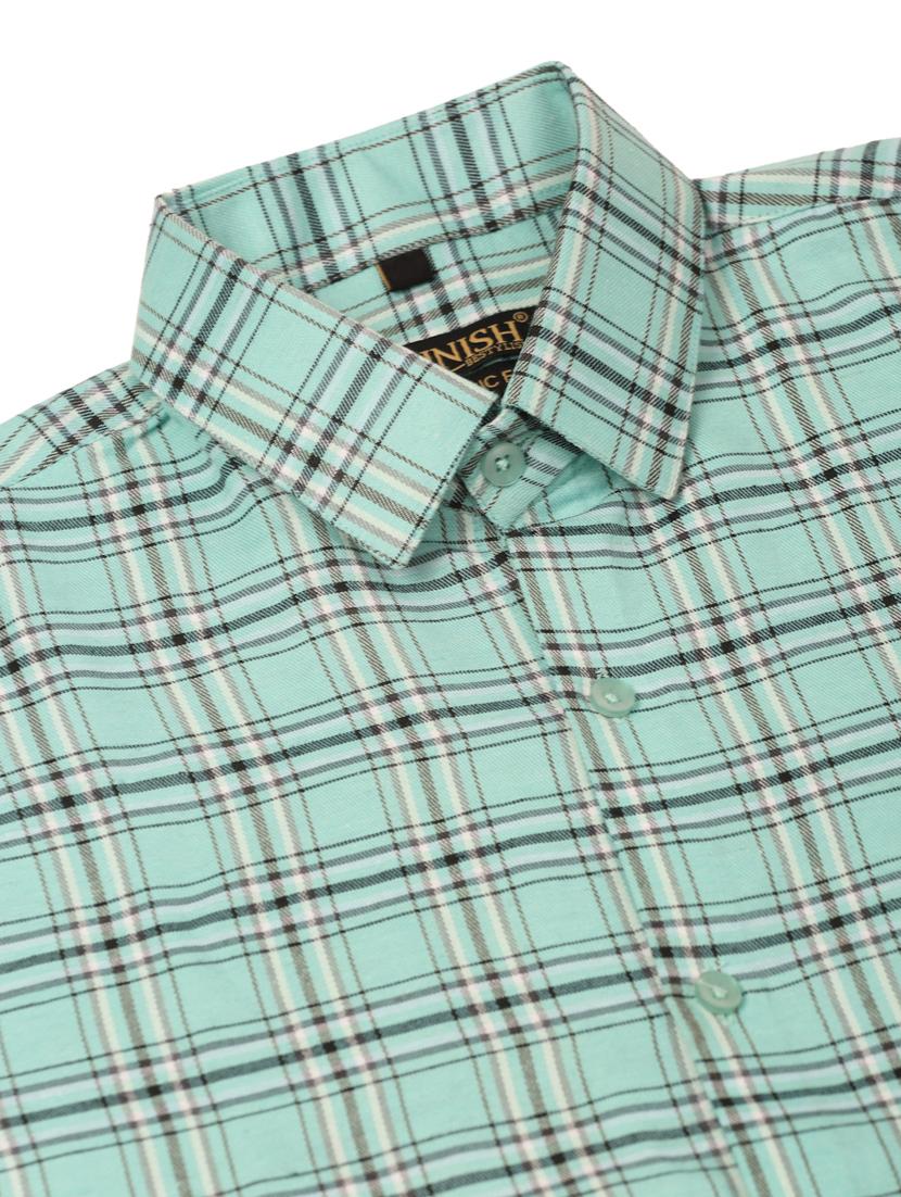 mens checks casual shirt - 19143553 - Standard Image - 5