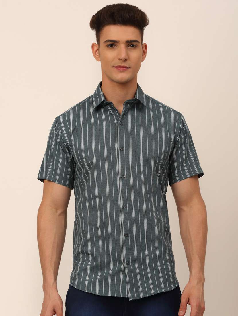 mens stripes casual shirt