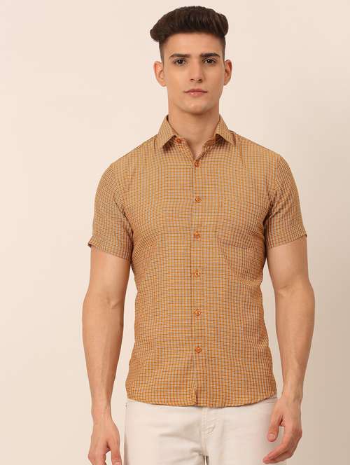 mens checks casual shirt - 19143607 -  Standard Image - 0