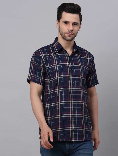 mens checks casual shirt - 19143645 -  Standard Image - 0