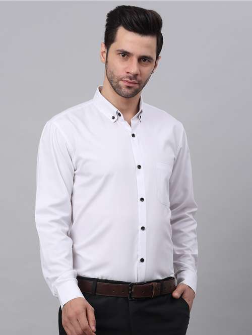 mens solids formal shirt - 19144196 -  Standard Image - 0