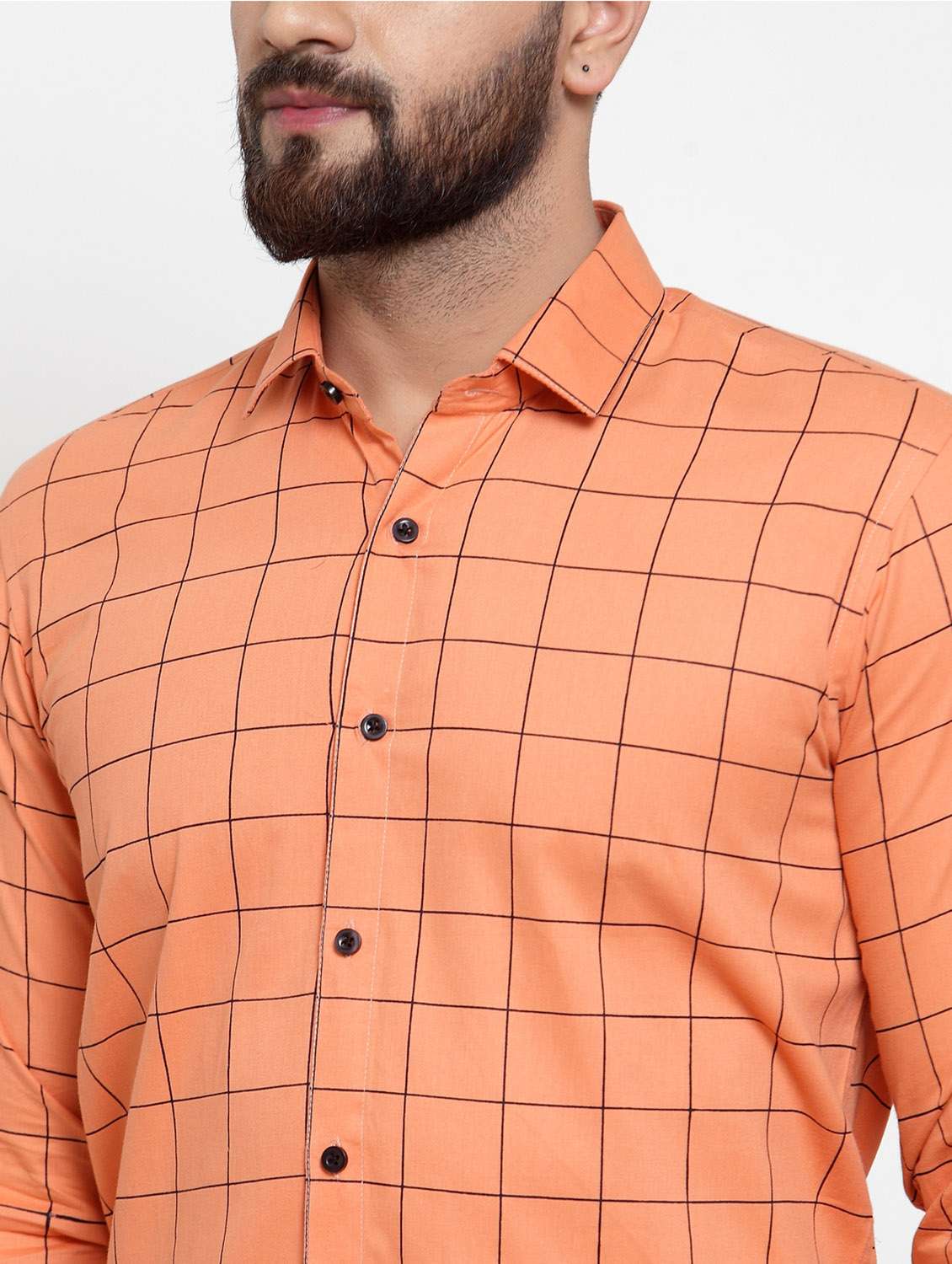 Mens Checks Formal Shirt - 19144229 -  Standard Image - 3