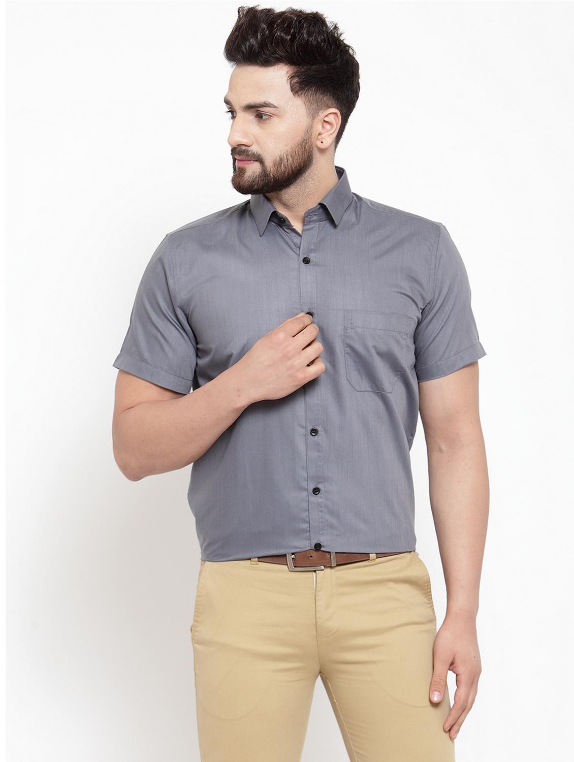 mens solids formal shirt