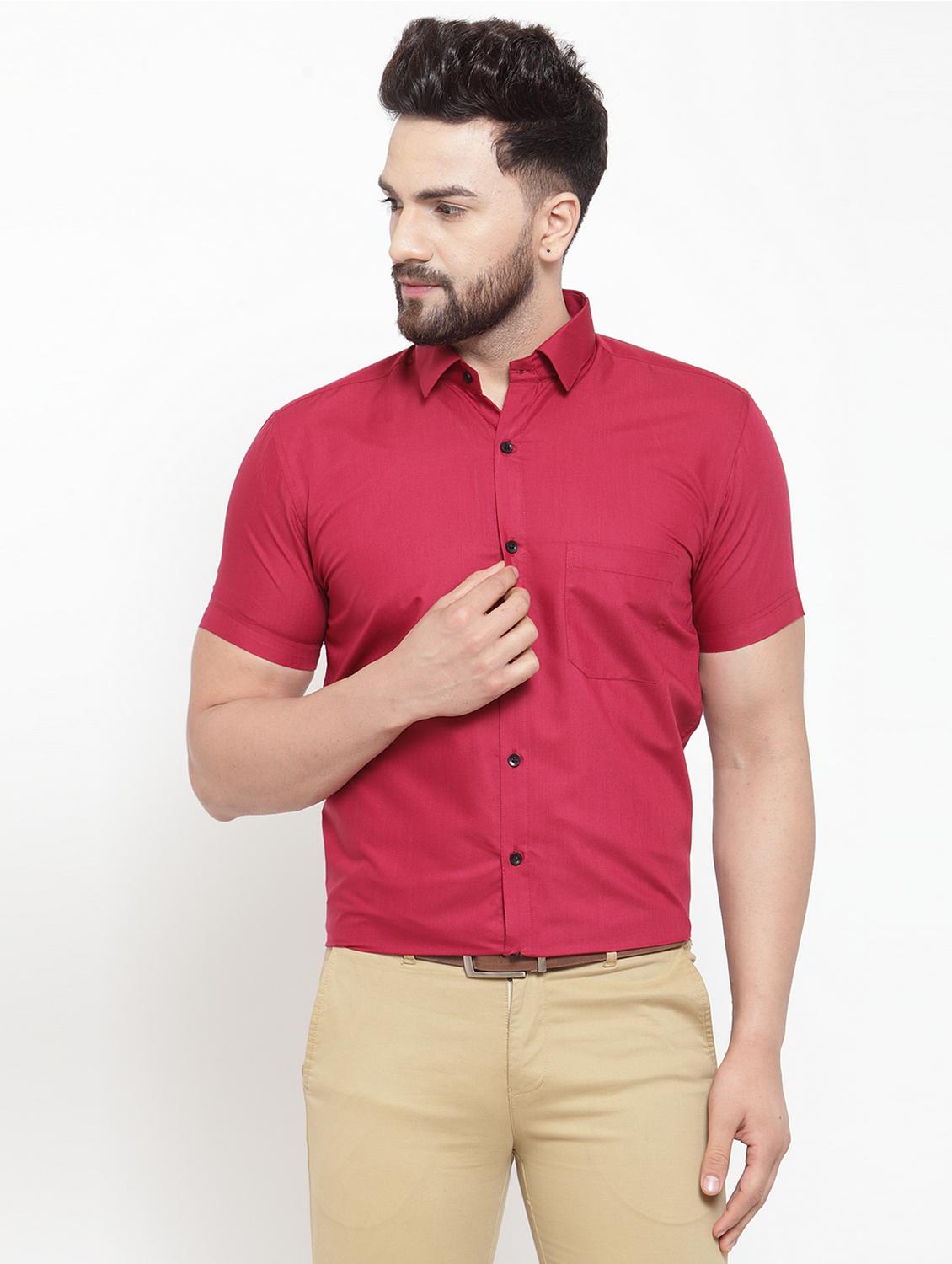 mens solids formal shirt