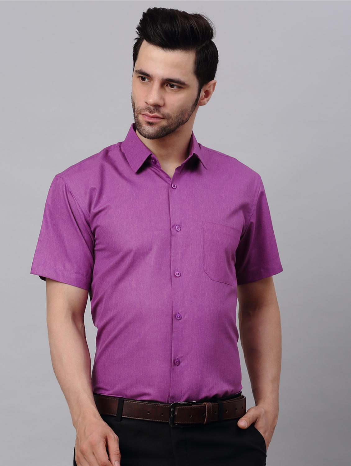 mens solids formal shirt - 19144471 - Zoom Image - 0