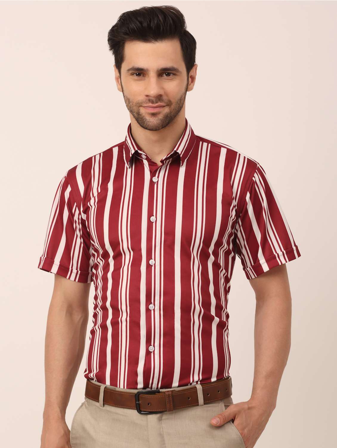 mens stripes formal shirt