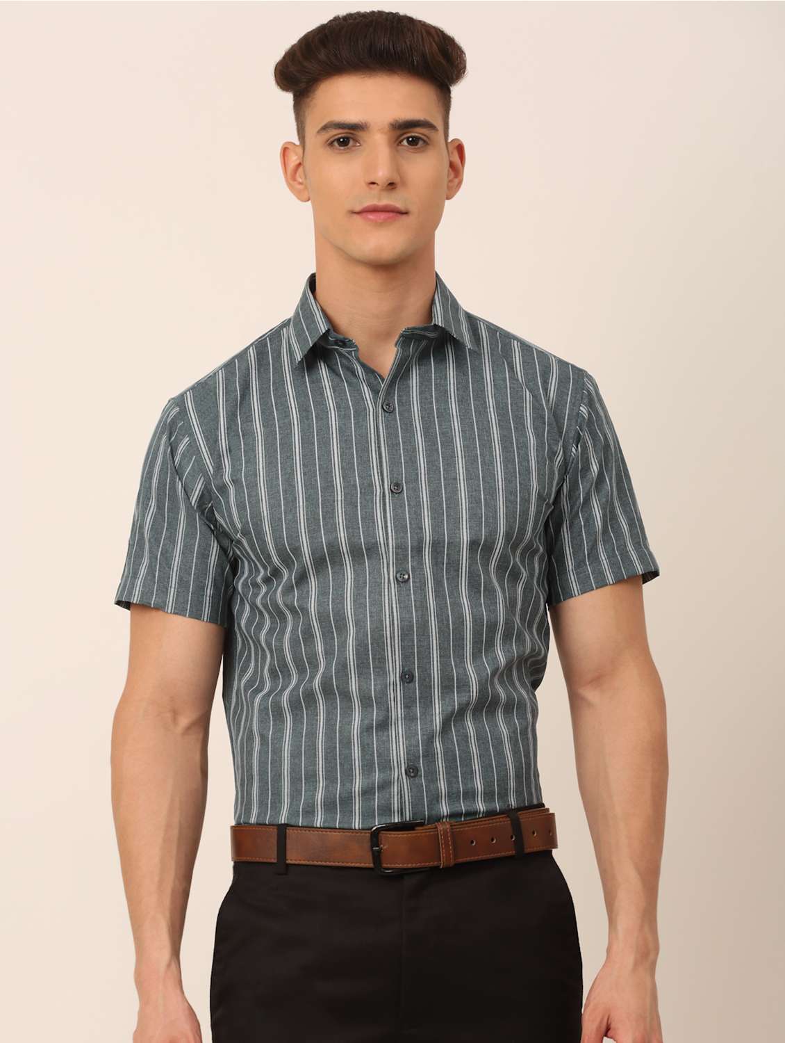 mens stripes formal shirt