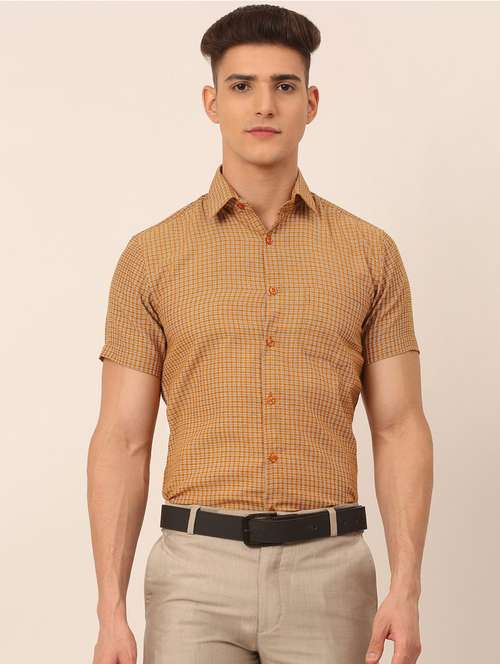 mens checks formal shirt - 19144536 -  Standard Image - 0