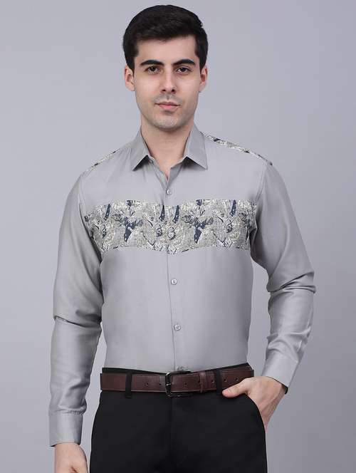 mens printed formal shirt - 19144588 -  Standard Image - 0