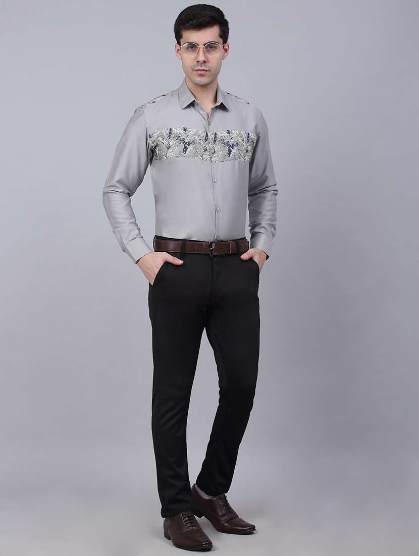 mens printed formal shirt - 19144588 -  Standard Image - 3